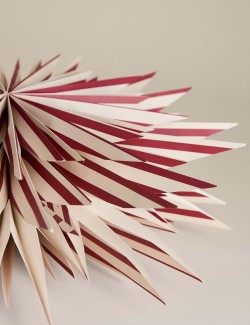 Paper Striped Star Room Decoration