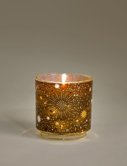 Vonná svíčka s vůní kadidla a myrhy, s LED osvětlením a dvěma náhradními náplněmi, 3 x 120 g