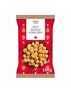 Popcorn s máslovým karamelem, javorovým sirupem a kajenským pepřem