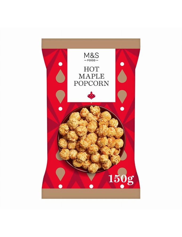 Popcorn s máslovým karamelem, javorovým sirupem a kajenským pepřem