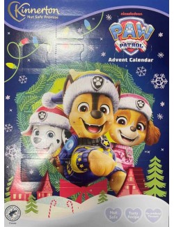 Adventní kalendář s 24 cukrovinkami s čokoládovou příchutí