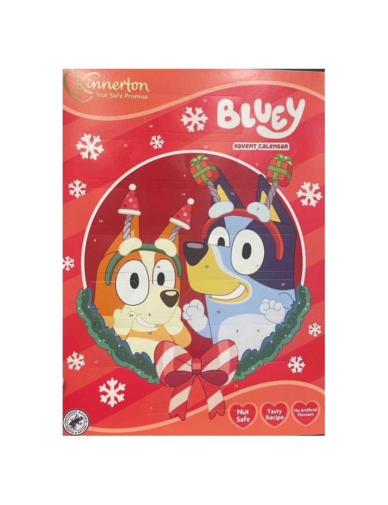Adventní kalendář s 24 cukrovinkami s čokoládovou příchutí