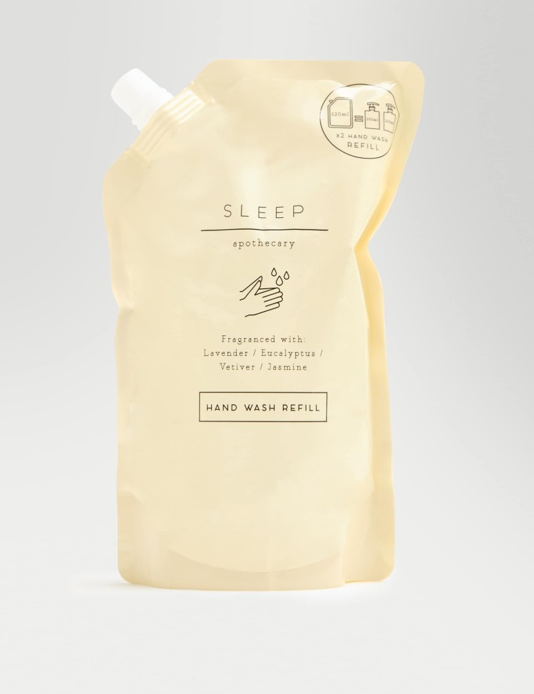 Náhradní náplň do tekutého mýdla na ruce Sleep z řady Apothecary, 520 ml