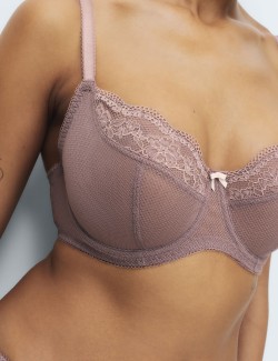 Jasmine Lace Wired Balcony Bra F-H