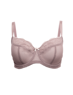 Jasmine Lace Wired Balcony Bra F-H