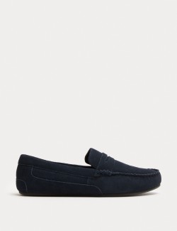 Suede Moccasin Slippers with Freshfeet™