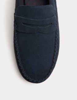 Suede Moccasin Slippers with Freshfeet™