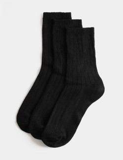 3pk Thermal Sumptuously Soft™ Ankle High Socks