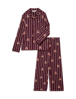 Spencer Bear™ Striped Christmas Family Pyjamas (1-16 Yrs)