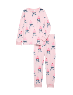 Graphic Fleece Pyjama Set