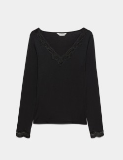 Modal Rich Thermal Top with Cashmere