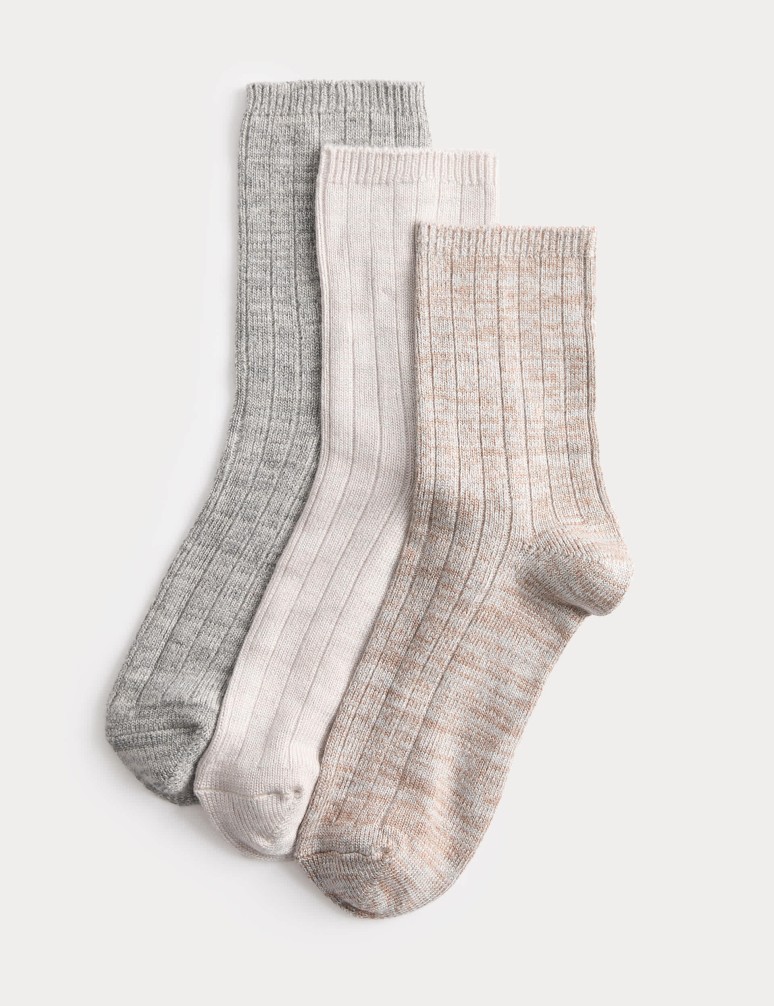 3 Pack Sumptuously Soft™ Thermal Ankle Socks