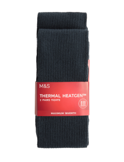 2 Pack Thermal Heatgen™ Tights (2-16 Yrs)