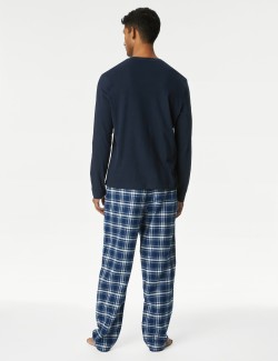 Brushed Cotton Checked Pyjama Set