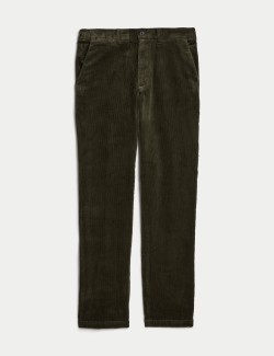 Regular Fit Corduroy Stretch Trousers