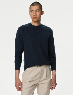 Crew Neck Jumper with Wool