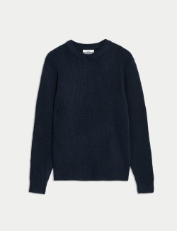 Crew Neck Jumper with Wool