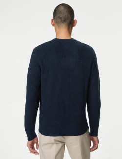 Crew Neck Jumper with Wool