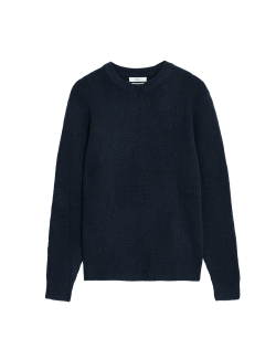 Crew Neck Jumper with Wool