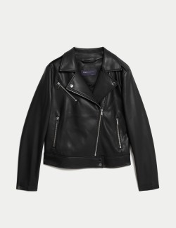 Faux Leather Biker Jacket