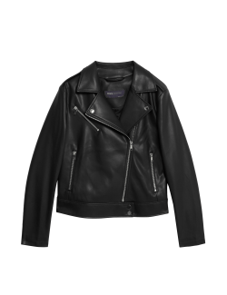 Faux Leather Biker Jacket