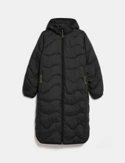 Stormwear™ Quilted Hooded Longline Puffer Coat