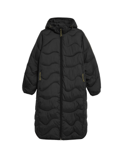 Stormwear™ Quilted Hooded Longline Puffer Coat