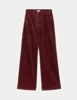 Cord Wide Leg Trousers