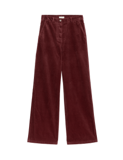 Cord Wide Leg Trousers