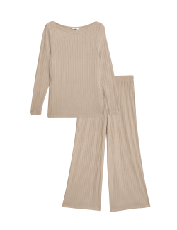 Ribbed Pyjama Set