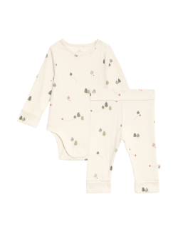 2pc Cotton Rich Alpine Outfit (7lbs-12 Mths)