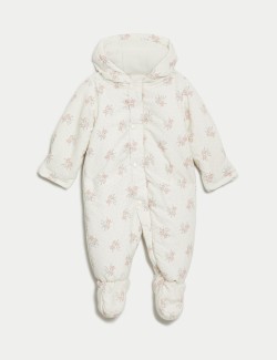 Ditsy Floral Snowsuit (0-3 Yrs)