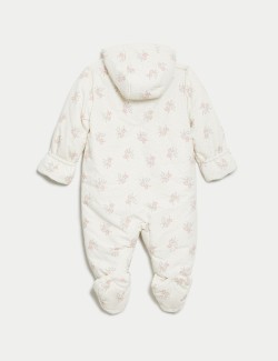 Ditsy Floral Snowsuit (0-3 Yrs)