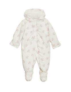 Ditsy Floral Snowsuit (0-3 Yrs)