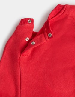 2dílný outfit s vysokým podílem bavlny s topem a spodním dílem (0–3 roky)