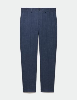 Tailored Fit Flannel Smart Trousers