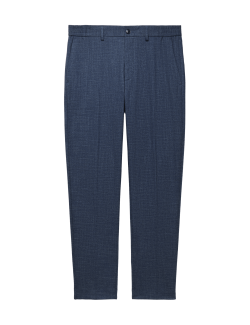 Tailored Fit Flannel Smart Trousers