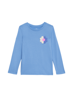 Pure Cotton Flower Top (2-8 Yrs)