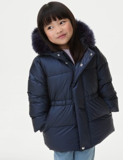 Metallic Borg Lined Parka (2-8 Yrs)