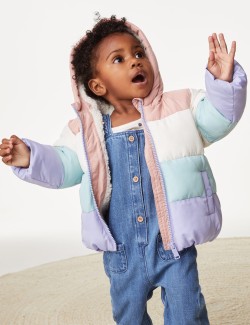 Stormwear™ Borg Lined Padded Jacket (0-3 Yrs)