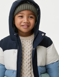 Stormwear™ Padded Colour Block Coat (2-8 Yrs)