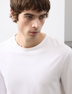 Pure Supima® Cotton Long Sleeve T-Shirt