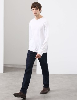 Pure Supima® Cotton Long Sleeve T-Shirt