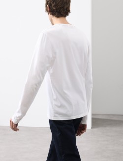 Pure Supima® Cotton Long Sleeve T-Shirt