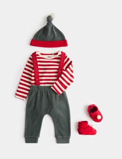 4dílný vánoční outfit (0–1 let)