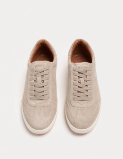 Suede Lace Up Trainers