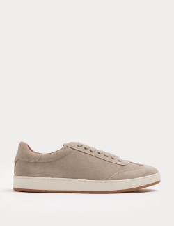 Suede Lace Up Trainers