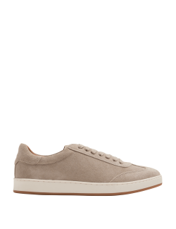 Suede Lace Up Trainers