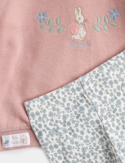 Outfit s motivem Peter Rabbit™, s vysokým podílem bavlny (0–3 roky)