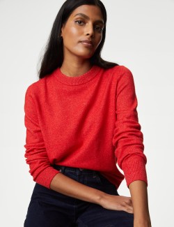 Recycled Blend Crew Neck Jumper